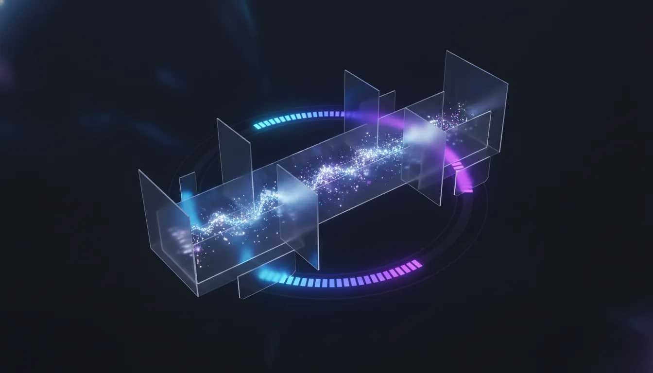 A single agent node mid-loop, a budget gate closing across its outgoing calls while a billing dashboard behind it lags far behind
