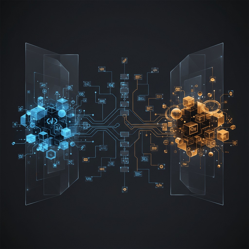 Two specialist AI agents operating within a structured plugin architecture, one connected to GitHub, the other managing system operations