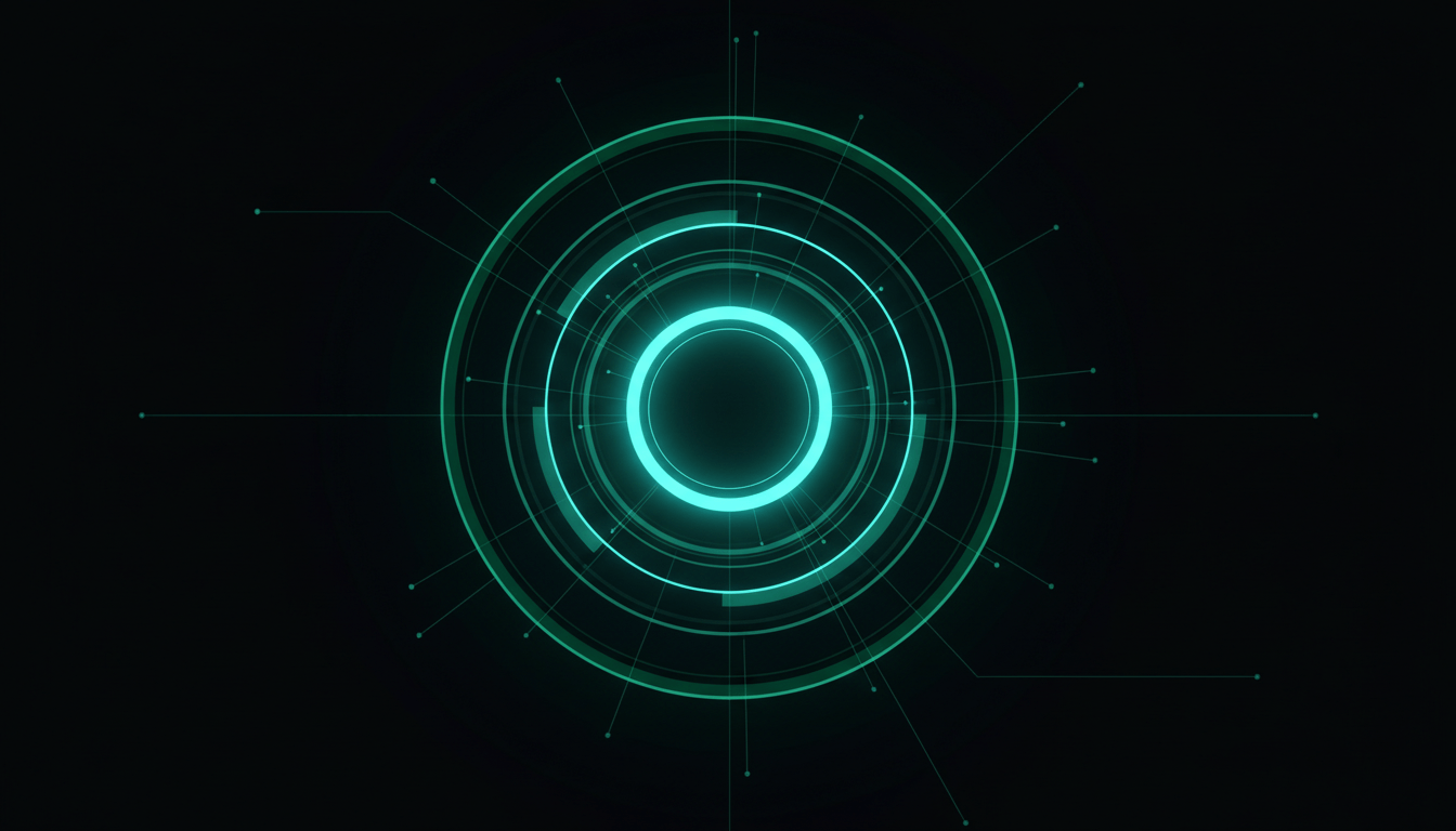 Four concentric teal shields representing layered trust architecture