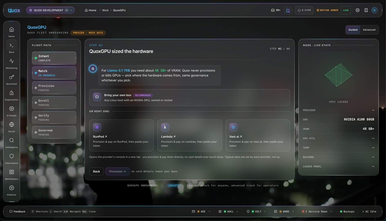 QuoxGPU second view